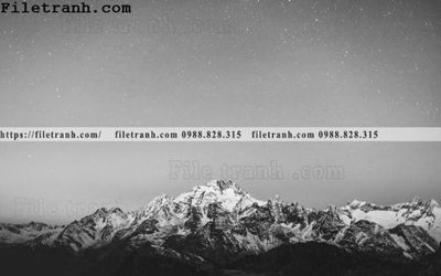 File tranh hinh anh nui den trang 144 (bản gốc) in canvas