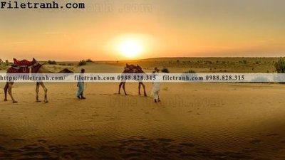 File gốc hinh anh phong canh sa mac yen tinh 130 (in 3D) cho trang trí