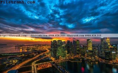 Download file tranh hinh anh thanh pho ngang dep 125 (file gốc PSD)