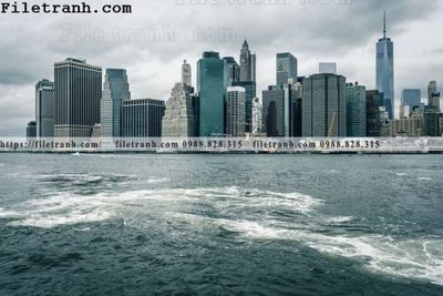 File tranh trang trí hinh anh thanh pho ngang dep 163 (file gốc)