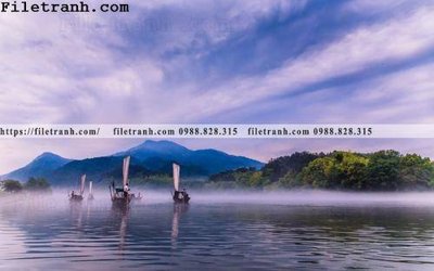 File gốc hinh anh thuyen buom tren bien 146 (in mica) làm bảng hiệu