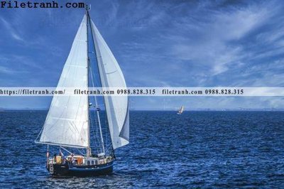Download file gốc hinh anh thuyen buom tren bien 167 (in lụa) cao cấp