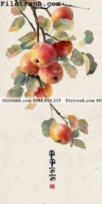 File tranh hinh anh trai cay dan gian 105 (bản gốc) in canvas