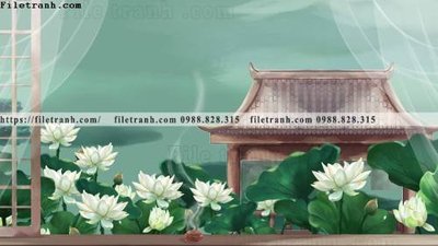 Tải file hinh minh hoa phong canh Trung Quoc toa nha 500 (PSD) cho in ấn quảng cáo