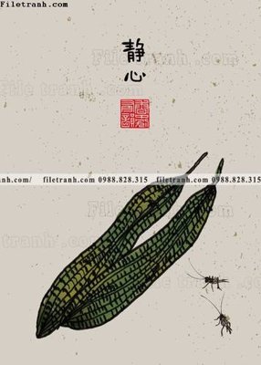 File gốc hoa chim tranh don trung quoc 112 (in lụa) tranh phong thủy