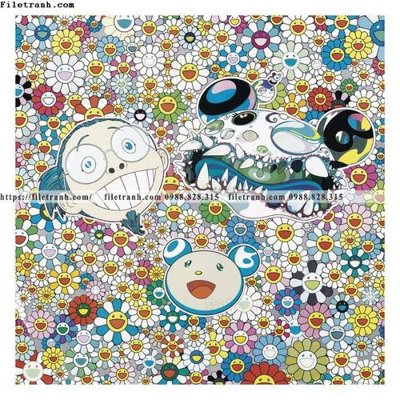 File gốc hoa mat troi hoat hinh 506 (PSD/TIFF) độ phân giải cao