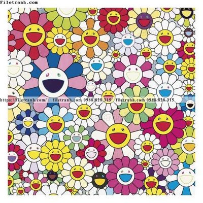 Tải file hoa mat troi hoat hinh 519 (ảnh gốc) in gạch 3D