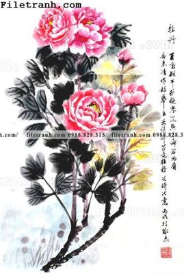File gốc hoa mau don ve tay 110 (chuẩn CMYK) cho nhà in