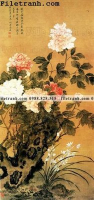 File gốc hoa mau don ve tay 185 (PSD/TIFF) độ phân giải cao