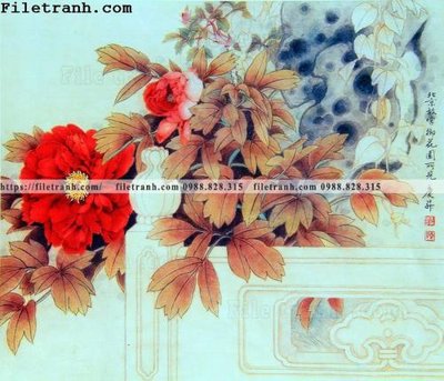 File tranh hoa mau don ve tay 228 (gốc) chủ đề trẻ em