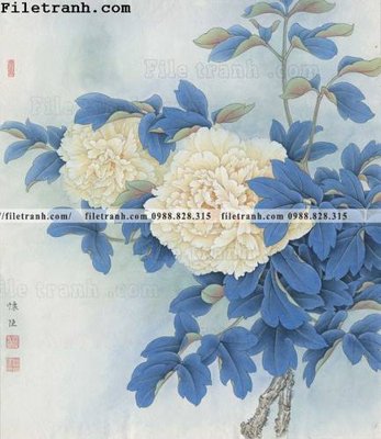 File gốc hoa mau don ve tay 257 (phiên bản chuẩn) để in ấn