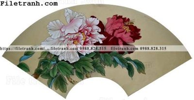 Cung cấp file tranh gốc hoa mau don ve tay 312 độc quyền