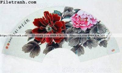 Hình ảnh gốc hoa mau don ve tay 313 (để in khổ lớn)