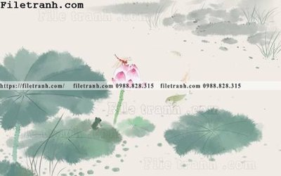 File gốc hoa sen mau nuoc 197 (chuẩn CMYK) cho nhà in