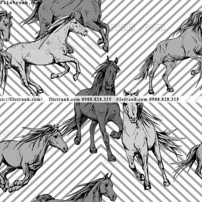 File ảnh hoa tiet ngua Hermes 1508 (gốc) in PP, decal