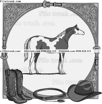 File gốc hoa tiet ngua Hermes 1533 (trang trí) phòng làm việc