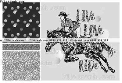 Download file gốc hoa tiet ngua Hermes 1559 (dùng cho in ấn)