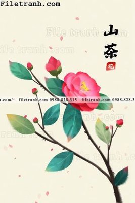 File gốc hoa va chim hien dai tranh dung 122 (Filetranh.com) hoa va chim hien dai tranh dung 122