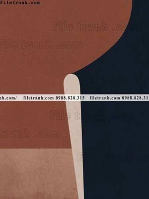 File gốc khoi mau son dau truu tuong 614 (in lụa) tranh mã đáo