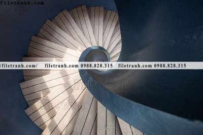 Tải file kien truc cau thang xoan oc 327 (ảnh gốc) in tranh kính