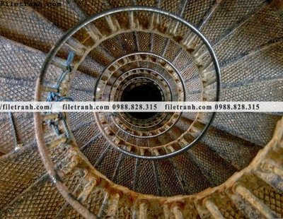 File ảnh kien truc cau thang xoan oc 334 (gốc) in decal dán tường