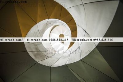 Ảnh gốc kien truc cau thang xoan oc 339 (độ nét cao) in tráng gương