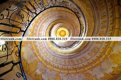 File gốc kien truc cau thang xoan oc 357 (in lụa) cao cấp