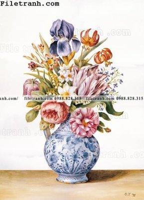 File tranh ảnh gốc loat tranh tinh vat hoa 153 dùng cho in khổ lớn