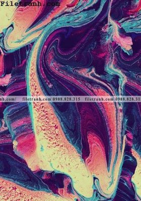 File gốc mau tranh truu tuong son nuoc 106 (in mica) làm bảng hiệu