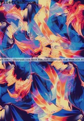 File tranh mau tranh truu tuong son nuoc 118 (bản gốc) treo quán cafe