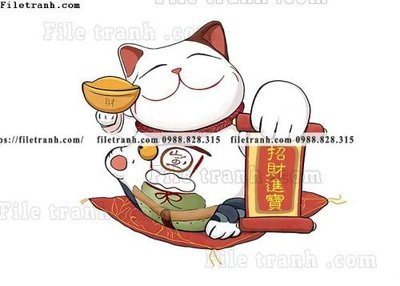 Download file gốc meo than tai 603 (in lụa) hoa lá