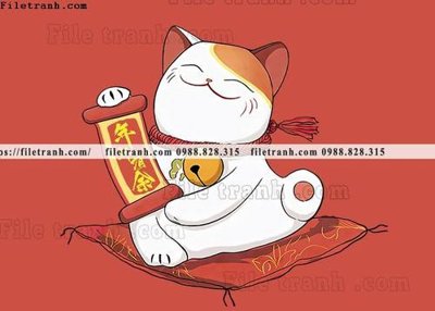 Tải file meo than tai 606 (gốc) in tranh tráng gương
