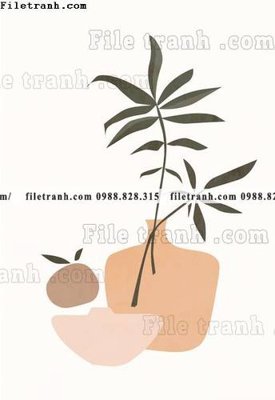 File tranh minimalis toi gian hien dai 661 (bản gốc) treo phòng ăn