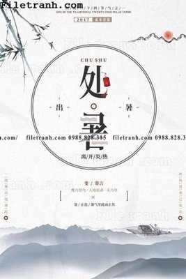 File gốc muc ap phich phong cach trung quoc 177 (in lụa) tranh mã đáo