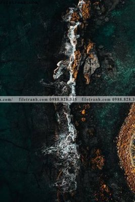 File gốc nhung buc tranh phong canh doc 542 (in lụa) cao cấp