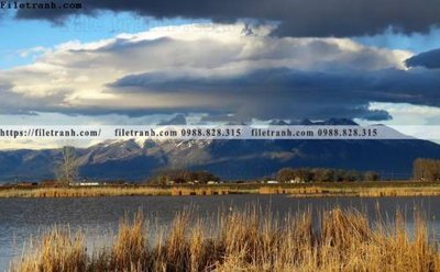 Ảnh gốc nhung buc tranh phong canh ngang 636 (nét căng) in mica