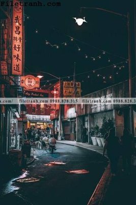 File gốc phien ban doc cua duong pho 153 (chủ đề hiện đại) trang trí