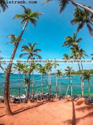 Tải file phien ban doc cua phong canh cay co dua 110 (ảnh gốc) in gạch men