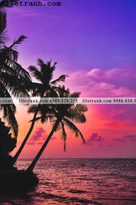 File tranh phien ban doc cua phong canh cay co dua 121 (bản gốc) trang trí văn phòng