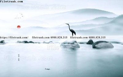 File tranh phong cach phong canh muc trung quoc 268 (ảnh gốc) in trần xuyên sáng