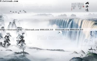 File tranh in trần phong cach phong canh muc trung quoc 272 (ảnh gốc siêu nét)