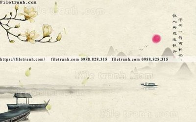 File gốc phong cach phong canh muc trung quoc 277 (ảnh chi tiết) để in lụa