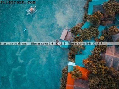 Download file gốc phong canh dai duong 151 (in lụa) cao cấp