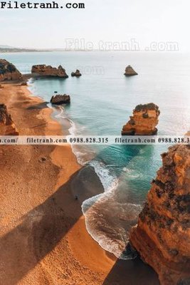 File tranh phong canh dai duong 250 (bản gốc) in canvas