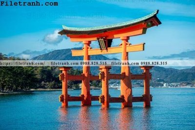 Hình ảnh file gốc in trần nhà phong canh dep 174