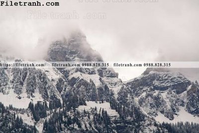 File gốc phong canh dep 212 (in lụa) trang trí tường