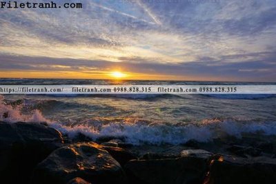 Download file gốc phong canh dep 316 (in lụa) tranh 3D