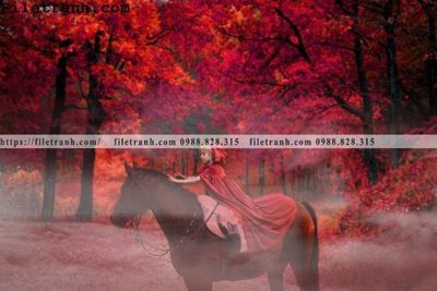 File gốc in tráng gương phong canh dep 374 chi tiết