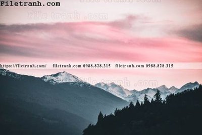 File gốc phong canh nui ngang 117 (in ấn) màu sắc trung thực