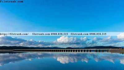 File gốc phong canh rung nui bien 584 (in lụa) cao cấp